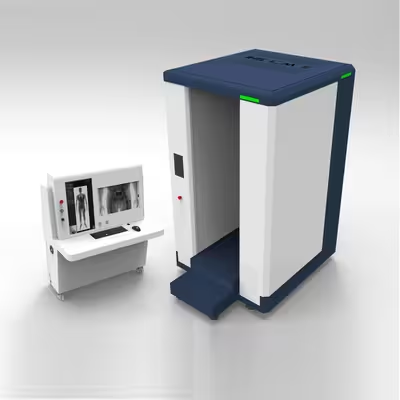 Scanner per il corpo di sicurezza a doppia visuale, distribuzione rapida, design compatto